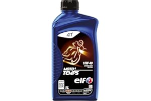 ELF MOTO 4 TEMPS 10W-40, Huile moteur, 1 litre