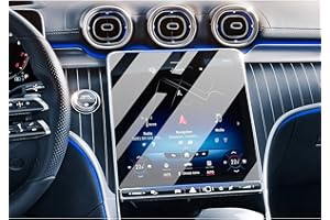 ZCLINKO Compatible avec Mercedes-Benz GLC X254 2022 Classe C W206 2021 2022 Film de protection d'écran transparent pour console centrale,9H Film de protection d'écran verre trempé Accessoires 11,9