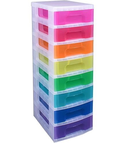 Suaywo 3 Niveaux Transparent Boite Tiroir Rangement Plastique Boite De Rangement Tiroir