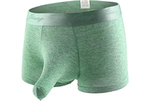 Beokeuioe Calzoncillos tipo bóxer para hombre, M-2XL, diseño de elefantes, nariz con forma de elefante, calzoncillos tipo bóxer para hombre, color transparente