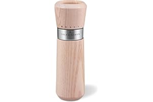 Cole & Mason H331906 Lyndhurst Bianco Nordico Macina Sale | Gourmet Precision+ Macinatura | Cenere Macchiata | 185mm | Include 1 x Mulino | Garanzia a Vita sul Meccanismo