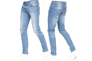 Crosshatch Stretch Slim Fit Jeans Mens Denim Designer Trousers Pants by JeanBase