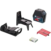 Bosch Professional GCL 2-50 &Ccedil;izgi Lazer (15m &Ccedil;alışma Alanı [Alıcı ile 50 m], 3 x AA Pil, IP 54 Toza Karşı Koruma Sistemi, Kır