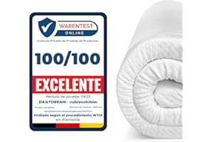 Cubrecolchón viscoelástico Dailydream Model M con Efecto viscoelástico, 80x200x5cm, Edition Standard