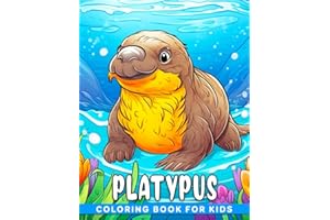Platypus Coloring Book For Kids: Discover 30 High-Quality Pictures of This Aquatic Creature | Unique Gifts for Special Occasions Focused on Creativity and Relaxation.