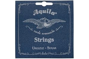 AQUILA CORDE ARMONICHE Sugar Concert Ukulele Set, GCEA, tiefe G-Saite