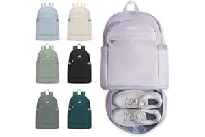 SZLX Plecak Gimnastyczny Dla Kobiet z Przegrodą na Buty i Mokrą Kieszenią Składany Plecak Podróżny na Laptopa Wodoodporny Plecak Szkolny Sportowy Plecak Gimnastyczny do Pływania Joga