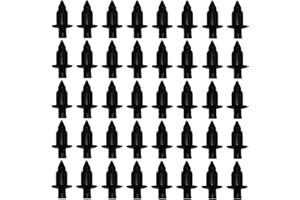 Amazleer Rivet Plastique, Clips de Fixation pour Voiture, 40 Pcs Clips de Retenue Carrosserie pour Yamaha/Suzuki/Kawasaki/Forza, Clip de Carénage en Plastique Trou de 6mm (40)