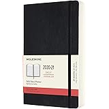 Moleskine - Agenda Giornaliera 18 Mesi, Agenda 2020/2021, Daily Planner con Copertina Morbida e Chiusura ad Elastico, Formato