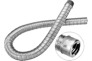 XQZMD Tubo di scarico per auto, 60 cm, in acciaio inox, 22 mm, doppio strato, per Webasto Eberspacher
