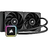 Corsair iCUE H115i ELITE Sistema di raffreddamento a liquido per CPU (16 LED RGB dinamici, Ventole AF ELITE Series FDB da 140