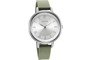 Sonata Polyurethane Silver Dial Analog Watch for Women-87049PP11W