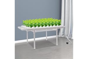 DSYOGX Kit de cultivo hidropónico de 36 agujeros, 4 tubos de cultivo hidropónico de cultivo de plantas sin tierra para jardín, hidroponía, hogar y oficina, WMTZXL-1692