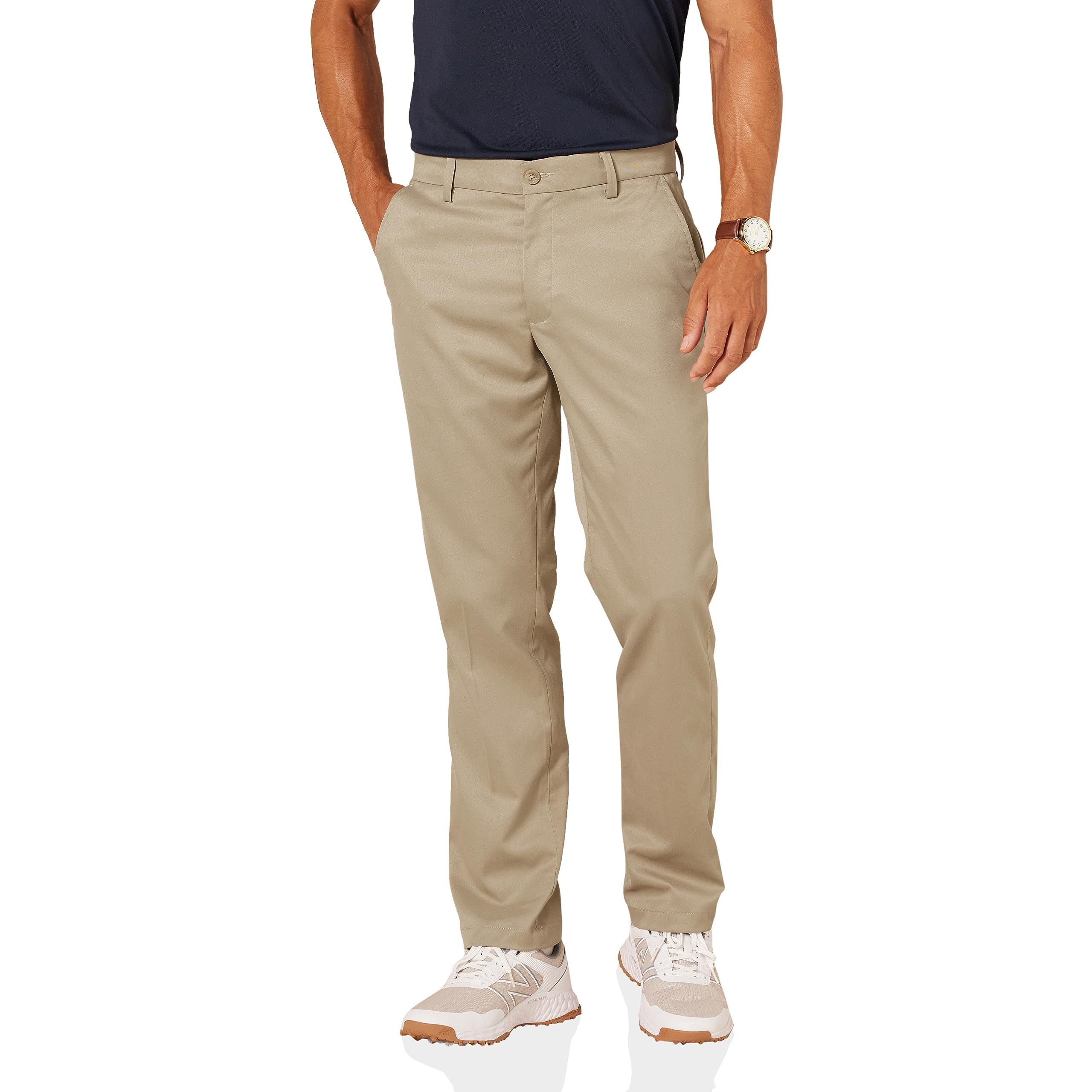 Amazon Essentials Men's Straight-Fit Stretch Golf Trousers - 1