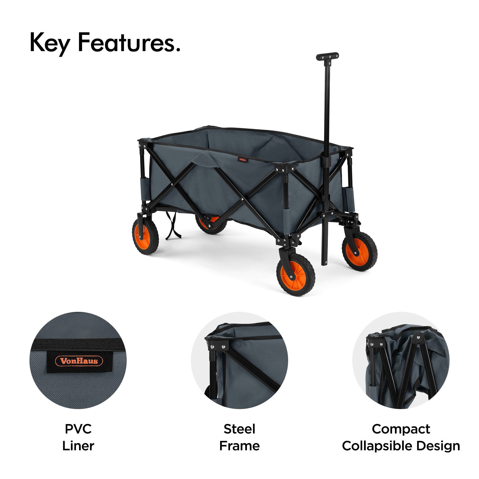 collapsible festival trolley