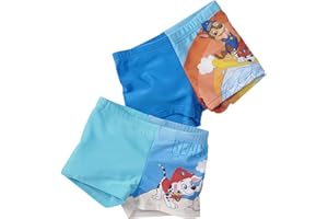 United Labels Paw Patrol Boys Swimming Trunks Set of 2 Beach Time Blue Swim Shorts Kids Swimming Trunks