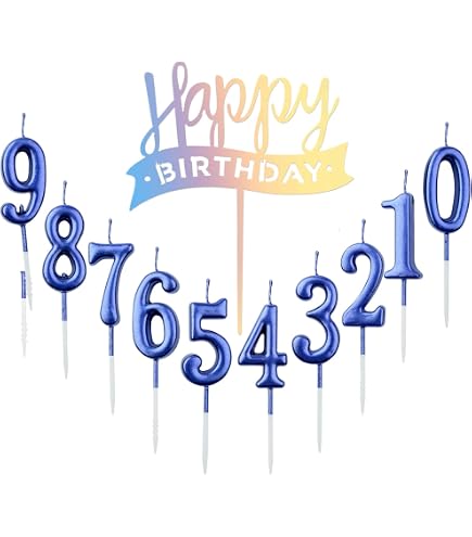 Candeline compleanno numeri 2 due argento in offerta