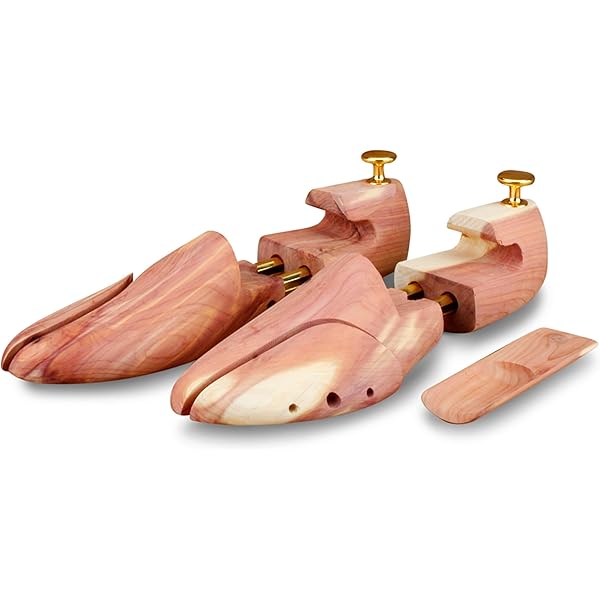 Embauchoirs en bois pin de nouvelle-zélande double Tube réglable homme