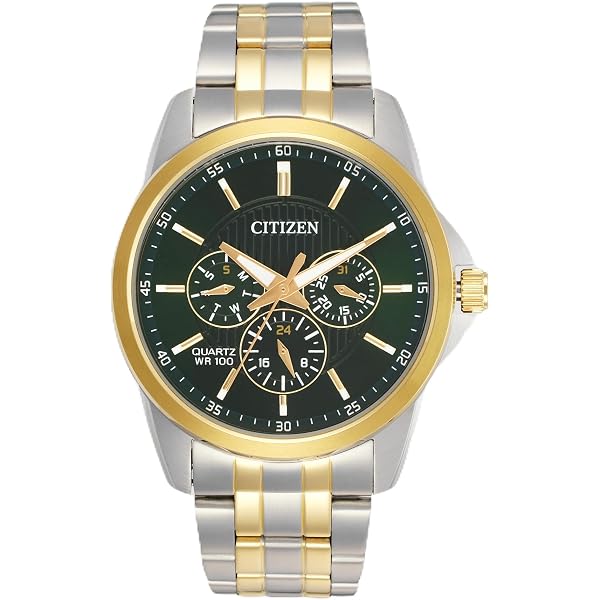 Citizen AN8234-58X Quartz Chronograph Men's Watch – Green Dial
