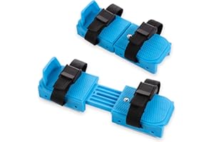 BOXOB Toddler Ice Skates, Adjustable Children Double Runner Slides Ice Skates Kids with Hook & Loop Fastener Straps, Keeping Stability Skating Accessories for Beginner Ski Enthusiast Gift