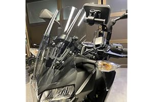 FAYEDENICY Motorrad Windschutzscheibe Luftstrom Windabweiser Fliegengitter Visier Pare-Brise Schutz für Ka.wasaki Z400 Z 400 Z-400 Z250 Z 250 Z-250 Zubehör 2019 2020 2021 2022 2023 (Leichter Rauch)