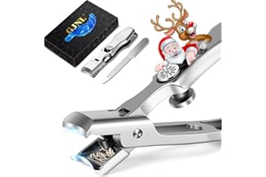 GJNL Nail Clippers Stocking Stuffers Gadgets Gifts for Men Dad, Wide Jaw Opening Toe Nail Clippers with Catcher, Large Toenail Clippers with Safety Lock Christmas Xmas Presents Gifts for Men Women