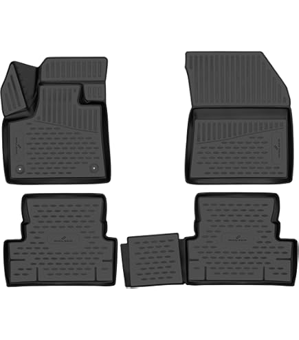 Tunng-art Auto-Fußmatten B56 Automatten Set Passgenau Für Peugeot E 3008 3 Elektro Ab 2024