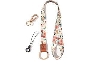 SENLLY Cordon tour de Cou pour Clés, Conception de Motifs Originale Courroie de Porte Badge Lanière