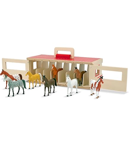 Kids Globe Land Rover Defender Avec Remorque à Chevaux – Jouet Die Cast – Portes Ouvrantes – 2 Chevaux Inclus – Couleurs Assorties