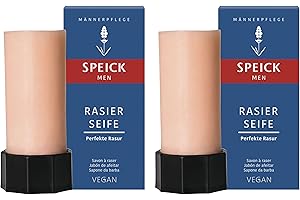 Speick Shaving Soap Stick 50g (Pack of 2), Shaving Stick For men, Normal And Sensitive Skin, Shaving Soap For Men