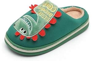 CELANDA Chaussons Hiver Garcon Fille Peluche Chauds Pantoufles de Maison Enfants Mignon Antidérapant Slippers d'Intérieur