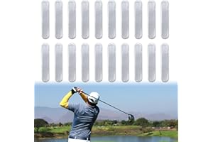 TIETOY Lead Tape Golf, 20 Pcs Adhesive Golf Weighted Lead Tape Golf Strips Set for Golf Club Tennis Racket Iron Putter Pickleball Add Adjust Swing Weight (5cmx1cm, 3.15g)