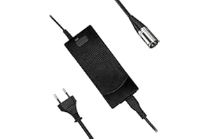 Scooter Corner 36V 42V 2A e Bike ladegerät, für 36V Akku/Electric Scooter/E-Bike/Golf Cart/Wheelchair,mit 3pin XLR Stecker