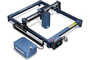 ATOMSTACK A40 PRO Laser Engraving Machine 48W Laser Output Power Laser Engraver for Wood Leather Acrylic Metal, 210W Laser Cutter with Auto Air Assist, One-Button Engraving/Cut Mode Switching