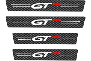 EAGLEG 4 pièces Protecteurs de Plaque de Seuil de Porte Voitures, pour KI-A Rio SPORTAGE X-Line GT GT-Line Picanto Seuil de Porte, Accessoires D'Autocollants de Plaque de Seuil, GT