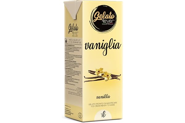 Gelato 4ever - vanilj - glassblandning redo att vispas - (Ice cream ready to mix)