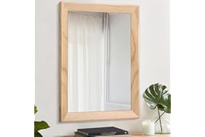 AAZZKANG Spiegel Wand Rustikaler Holzrahmen Vintage Spiegel Badezimmer Schlafzimmer Dekorative Rechteck Hängender Spiegel