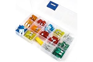 DIYI 120pcs 6 size Standard Fuse ATS Blade Assortment Set Car Boat Truck SUV Automotive Replacement Fuses kit