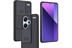 Yohii Funda para Xiaomi Redmi Note 13 Pro Plus/Pro+ 5G 6.67", Protección contra Caídas de Grado Militar Antigolpes [Protección de la Cámara] Antiarañazos Carcasa Redmi Note 13 Pro Plus 5G - Negro