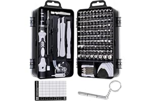 FANACAN 130in1 Precision Screwdriver Set, Magnetic Small Screwdriver Set, Electronic Repair Tool Kit, Compatible with iPhone, MacBook, Laptop, PC, Tablet, Phone, Computer, PS4, PS5, Switch (Grey)