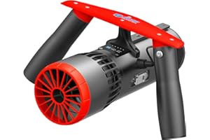 OMPHOBBY EDGE K5 Underwater Scooter for Scuba Driving Snorkeling, 50M Waterproof, 60 Minutes Endurance, 3-Speed Sea Scooters with action camera Mount, Water Sports Swimming Pool for Adults