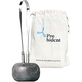 Probident Dil Temizleme Aparatı/Dil Sıyırıcı Kese + Stand Hediyeli Full 304 Surgical Stainless Steel