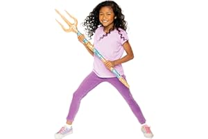 Disney La Petite Sirène Trident de Triton Sonore et Lumineux avec Effets Sonores Activés par Le Mouvement 91,4 cm de Long