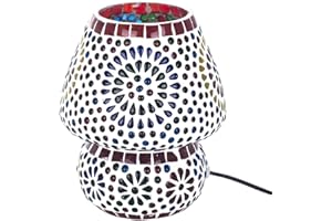 BY SIGRIS Signes Grimalt Lámpara Árabe de Mesa | Lampara Marroqui, Multicolor - Modelo 2