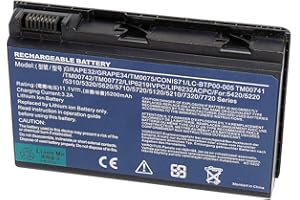 XITAIAN 5200mAh GRAPE32 TM00741 Repuesto Batería para Acer Extensa 5120 5210 5220 5230 5235 5420 5430 5610 5620 5630 7120 7420 7620