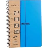 Meteksan Infinity Primary Serisi, A4, 5 Konulu (4 Kareli, 1 &Ccedil;izgili) 150 Yaprak PP Kapaklı Spiralli Defter, Lacivert
