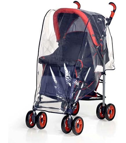 Copertura Universale Per Passeggino Dou - Impermeabile Traspirante, Lunghezza 103cm, Per Passeggini Gemellari