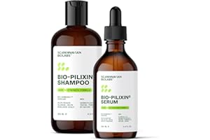 ‎SCANDINAVIAN BIOLABS Scandinavian Biolabs Hair Strength Shampoo und Bio-Pilixin Serum für Männer | Bio-Pilixin Formel zur Stärkung des Haares mit einer sanften Reinigung | spendet Kopfhaut und Haar Feuchtigkeit