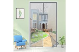LRHRHR Cortina Mosquitera Magnética para Puertas, Cortina de Protección Contra Insectos para la Puerta Balcón Sala de Estar Fácil de Instalar