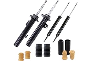 HOMRY BESTPRICE 4x ammortizzatori a gas a pressione anteriori e posteriori, incluso il set di supporti e parapolvere, compatibili con BMW Serie 3 (E90, E91, E92, E93)
